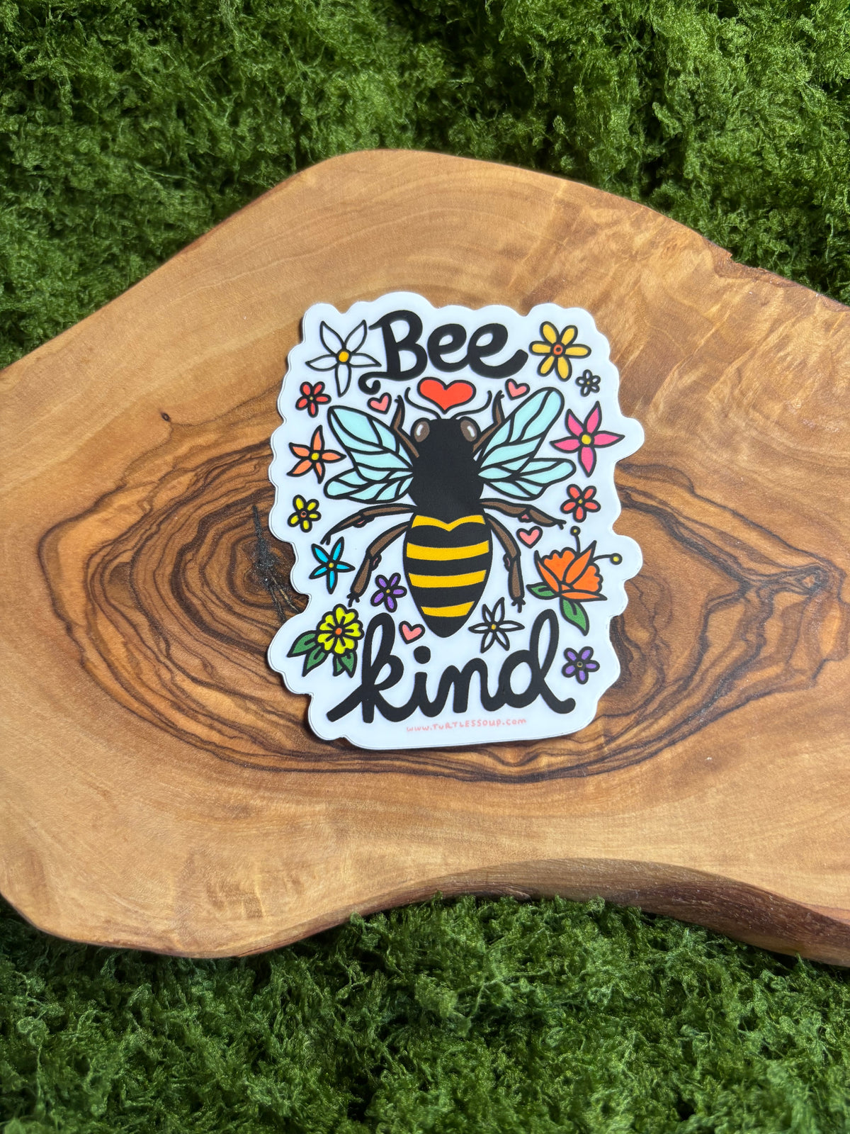 Bee Kind Floral Sticker ๐๐ธ