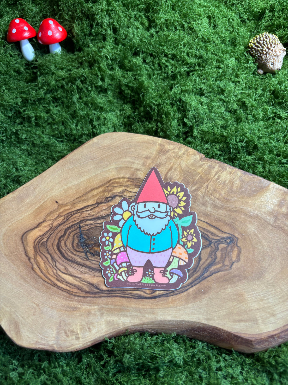 Garden Gnome Vinyl Sticker