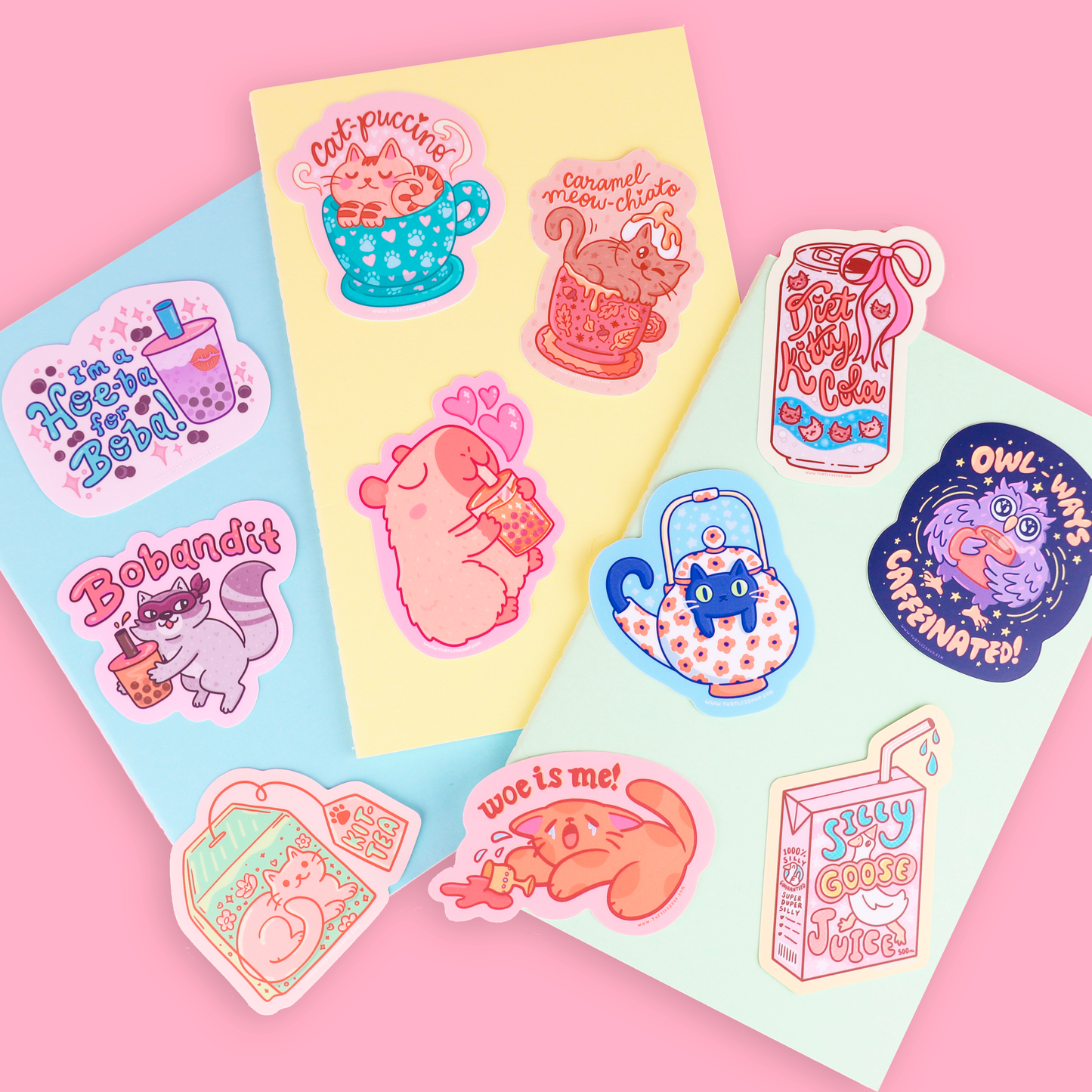 Cat-Puccino | Cats | Kittens | Coffee | Cute | Vinyl Sticker