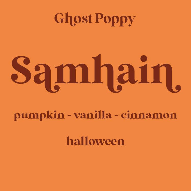 Ghost Poppy Intention Soy Candles – 7 Scents