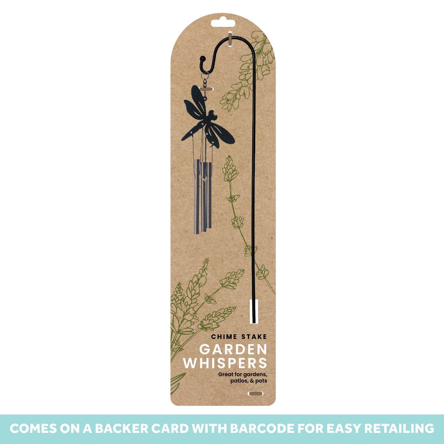 Dragonfly Garden Whispers Chime Stake
