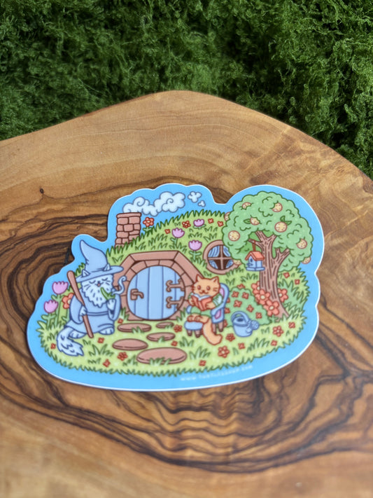 Kitty Burrow Sticker