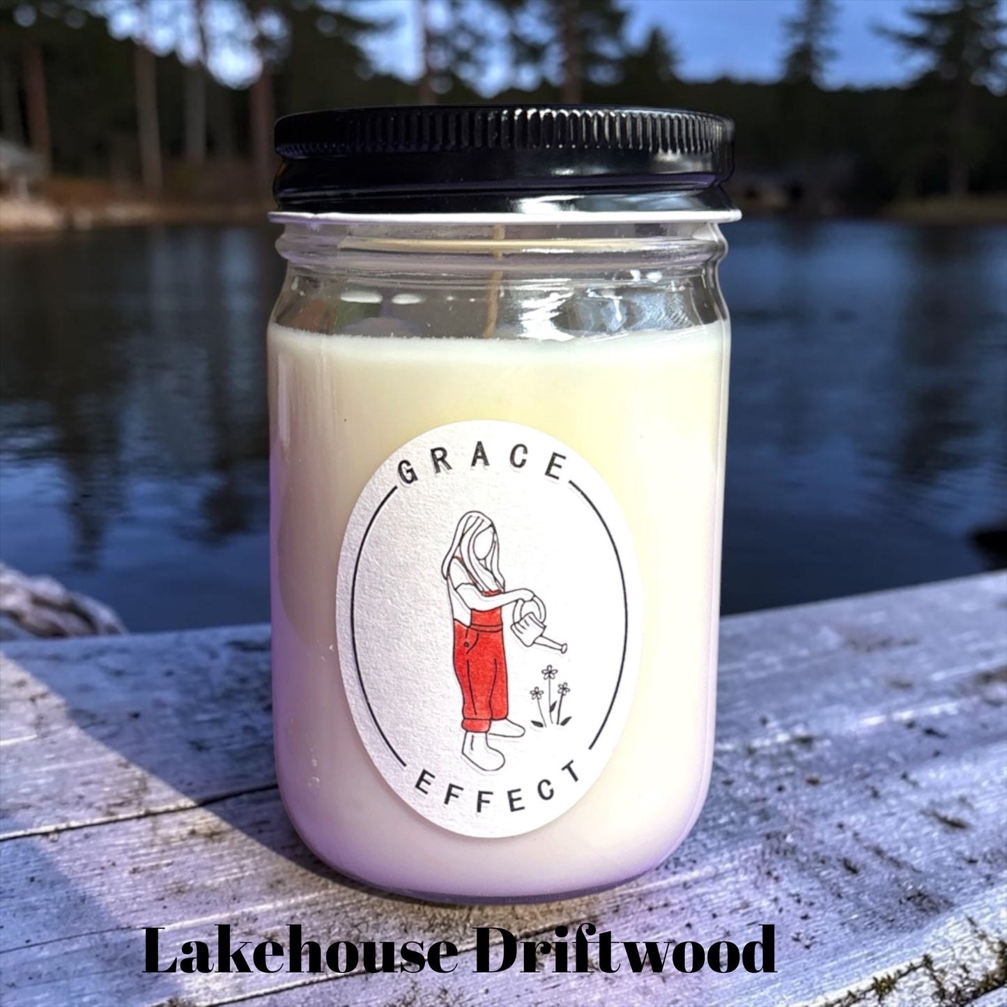 “The Grace Effect” Hand Poured Soy Wax Jar Candle
