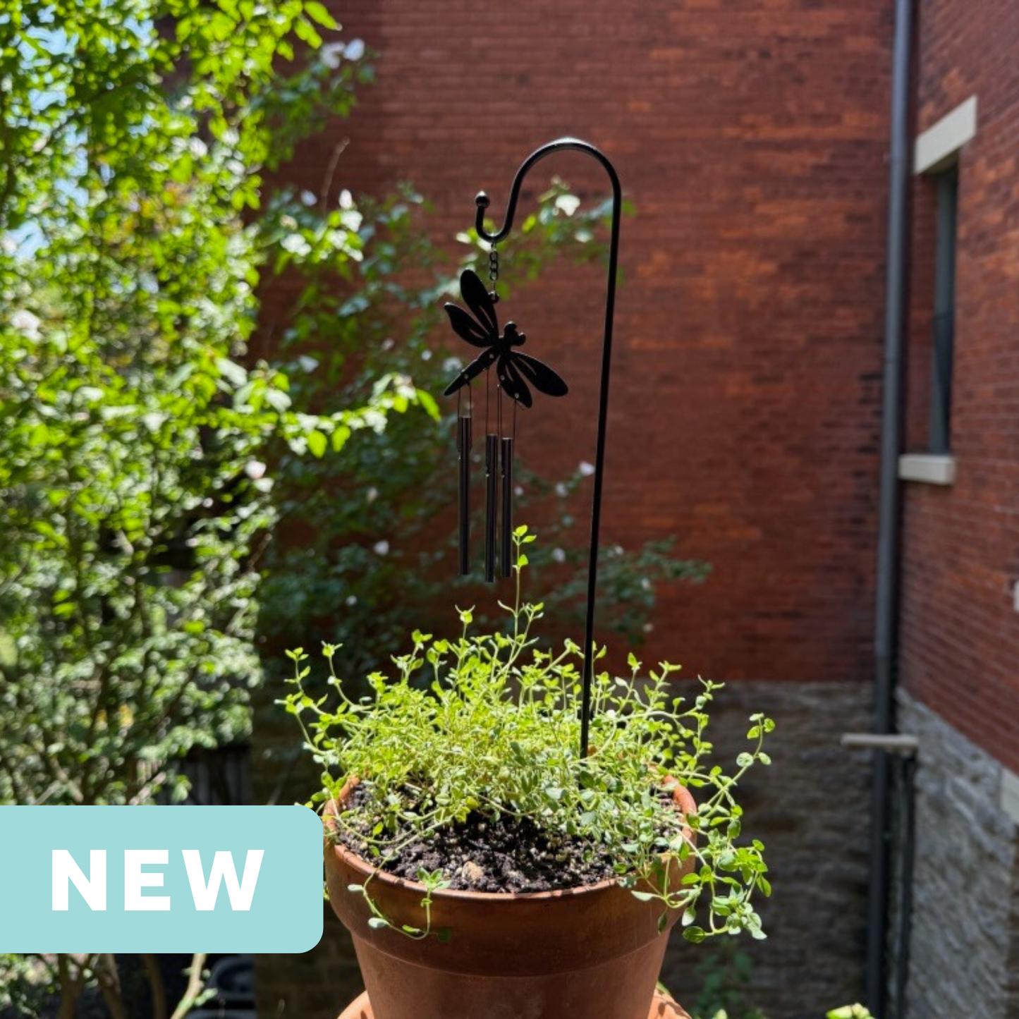 Dragonfly Garden Whispers Chime Stake
