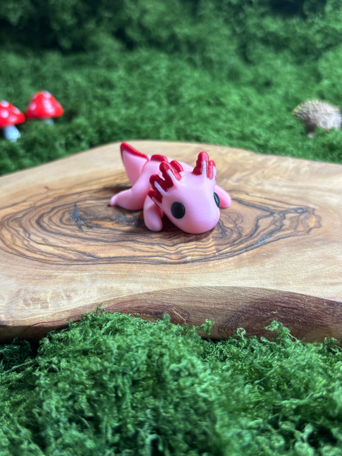 🩷 Wiggly Axolotl 3D Printed Articulated Fidget