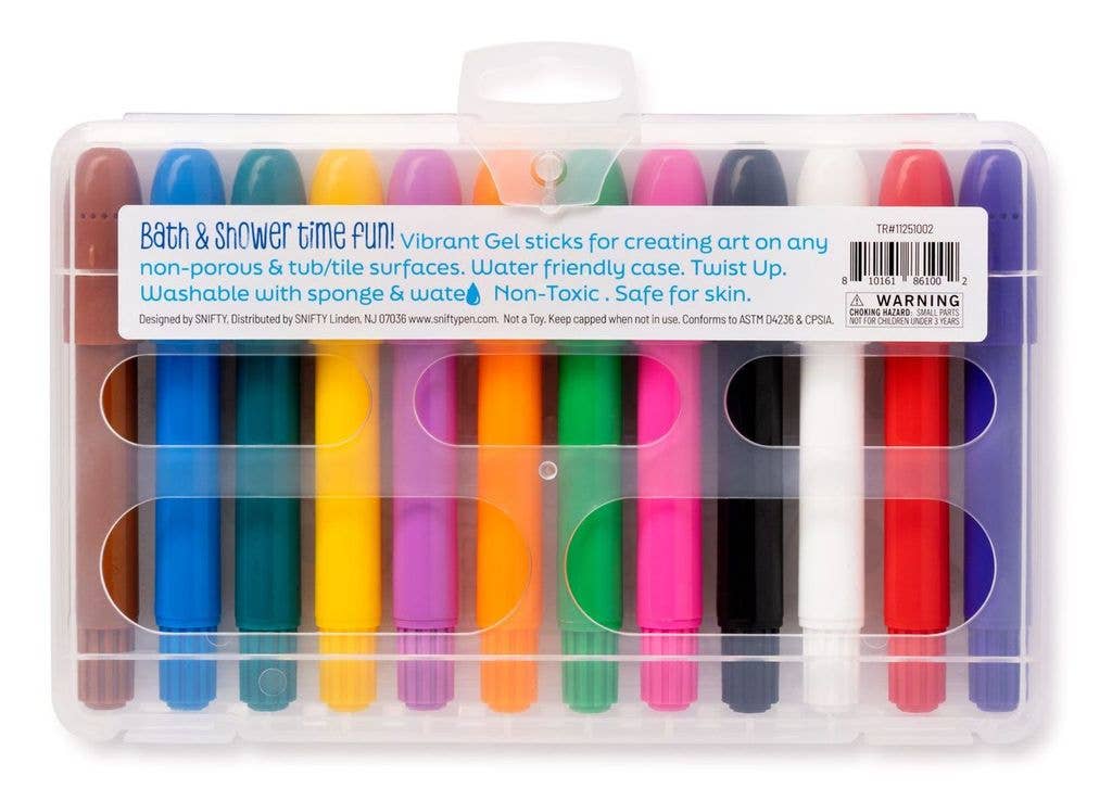 BATH FLAIR - BATH COLORING GEL STICKS