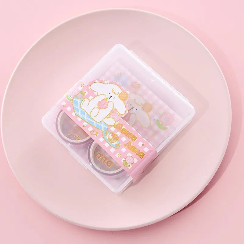Kawaii Whimsy Washi Tape & Sticker Set 🌸