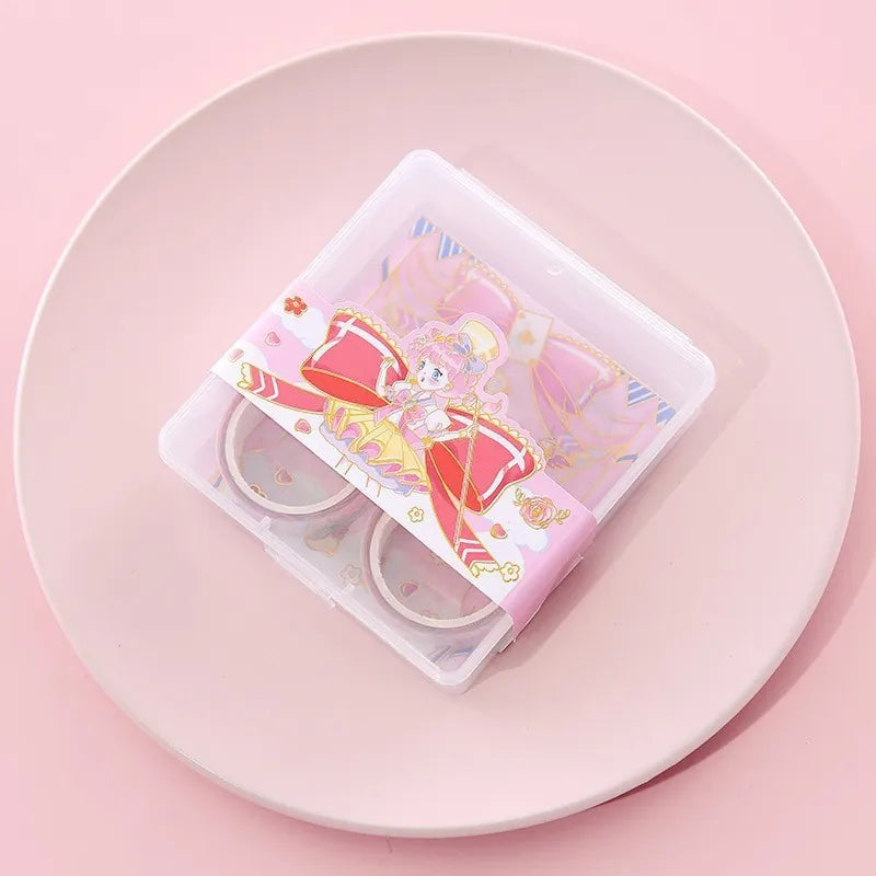 Kawaii Whimsy Washi Tape & Sticker Set 🌸