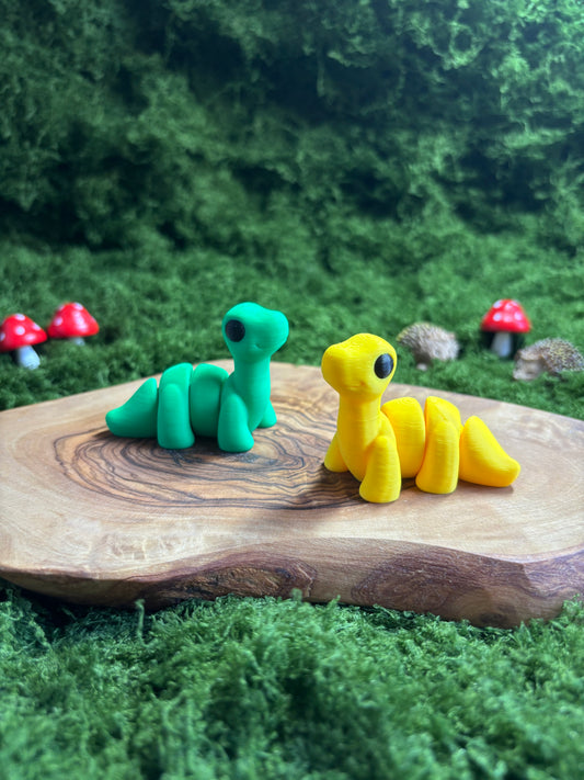 Little Brontosaurus 3D Printed Articulated Fidget