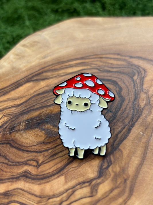 Whimsical Mushroom Friends Enamel Pins