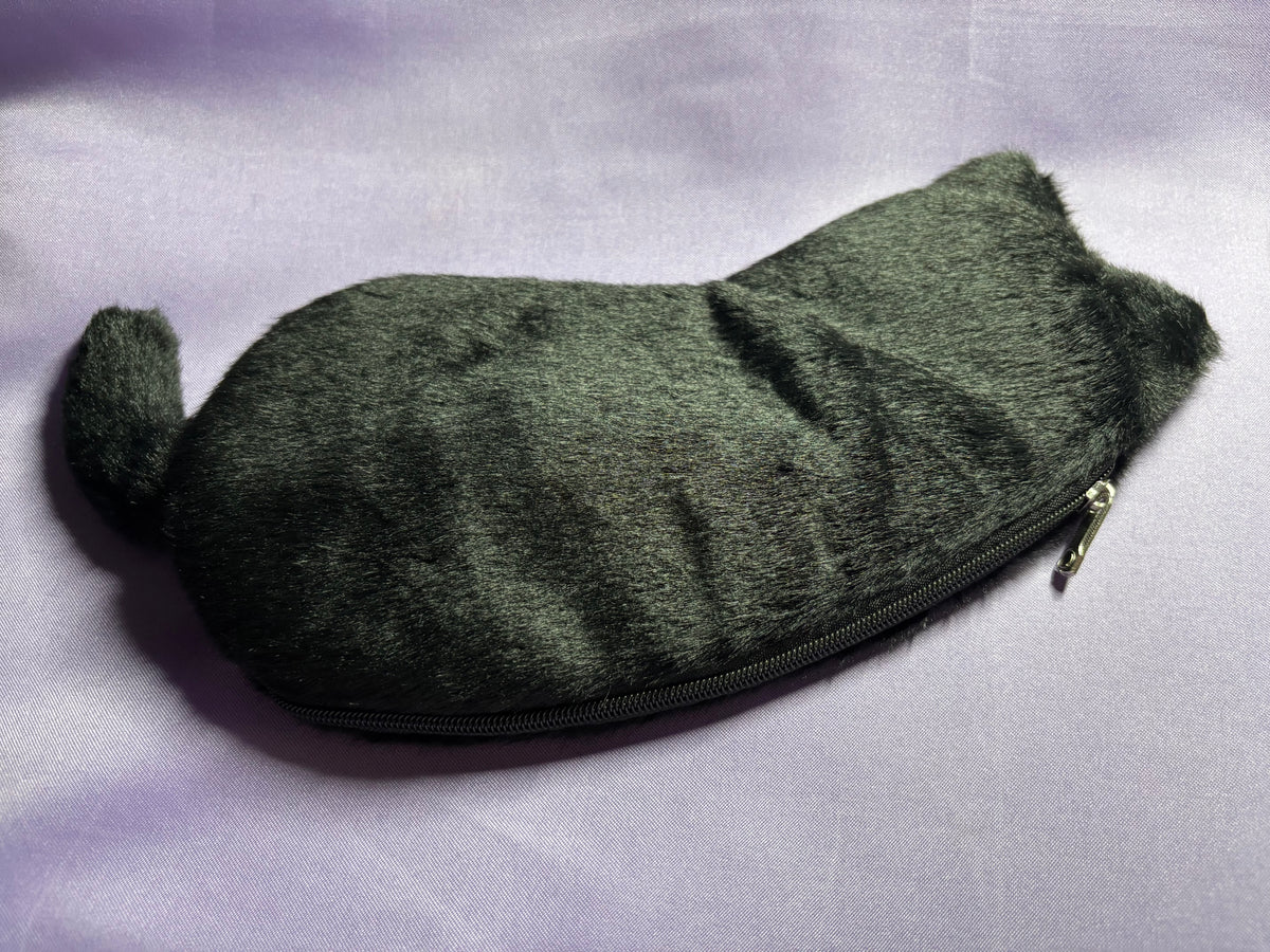 Cat Shaped Plush Pouch