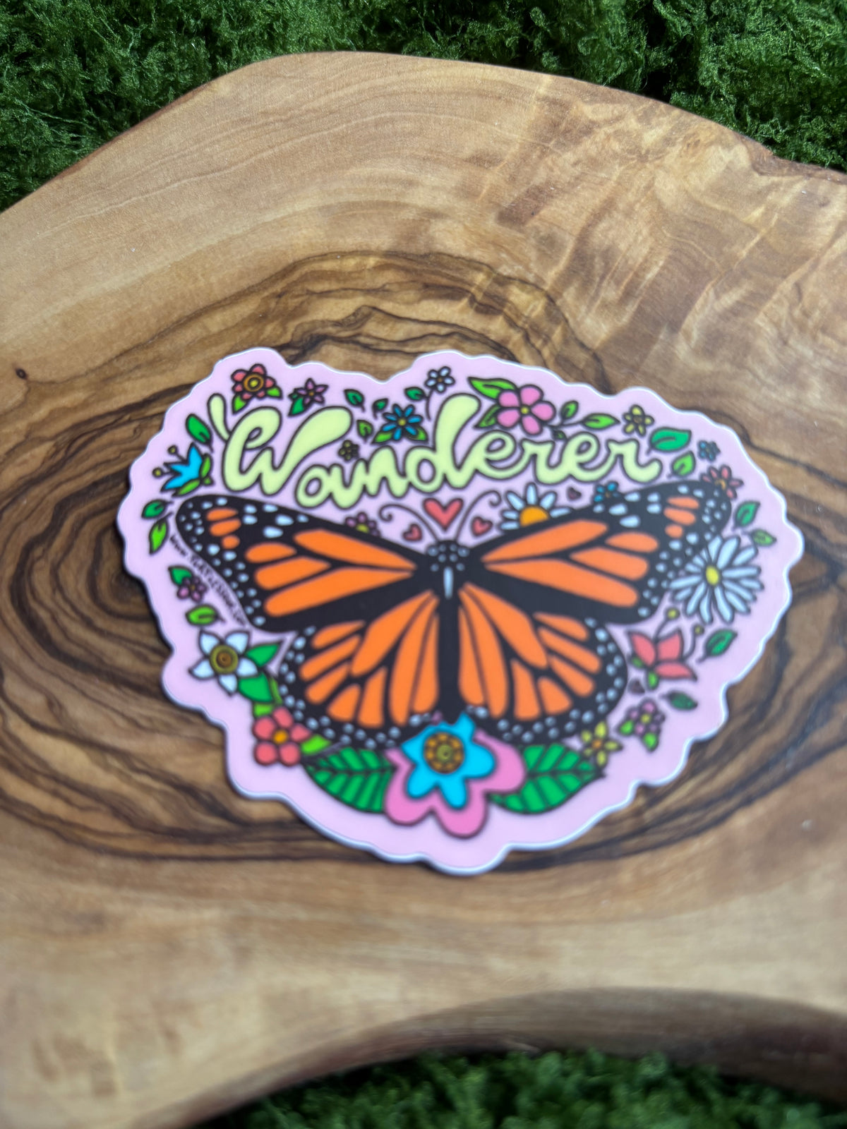 Butterfly Wanderer Vinyl Sticker