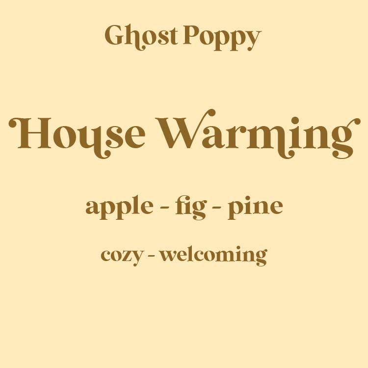 Ghost Poppy Intention Soy Candles – 7 Scents
