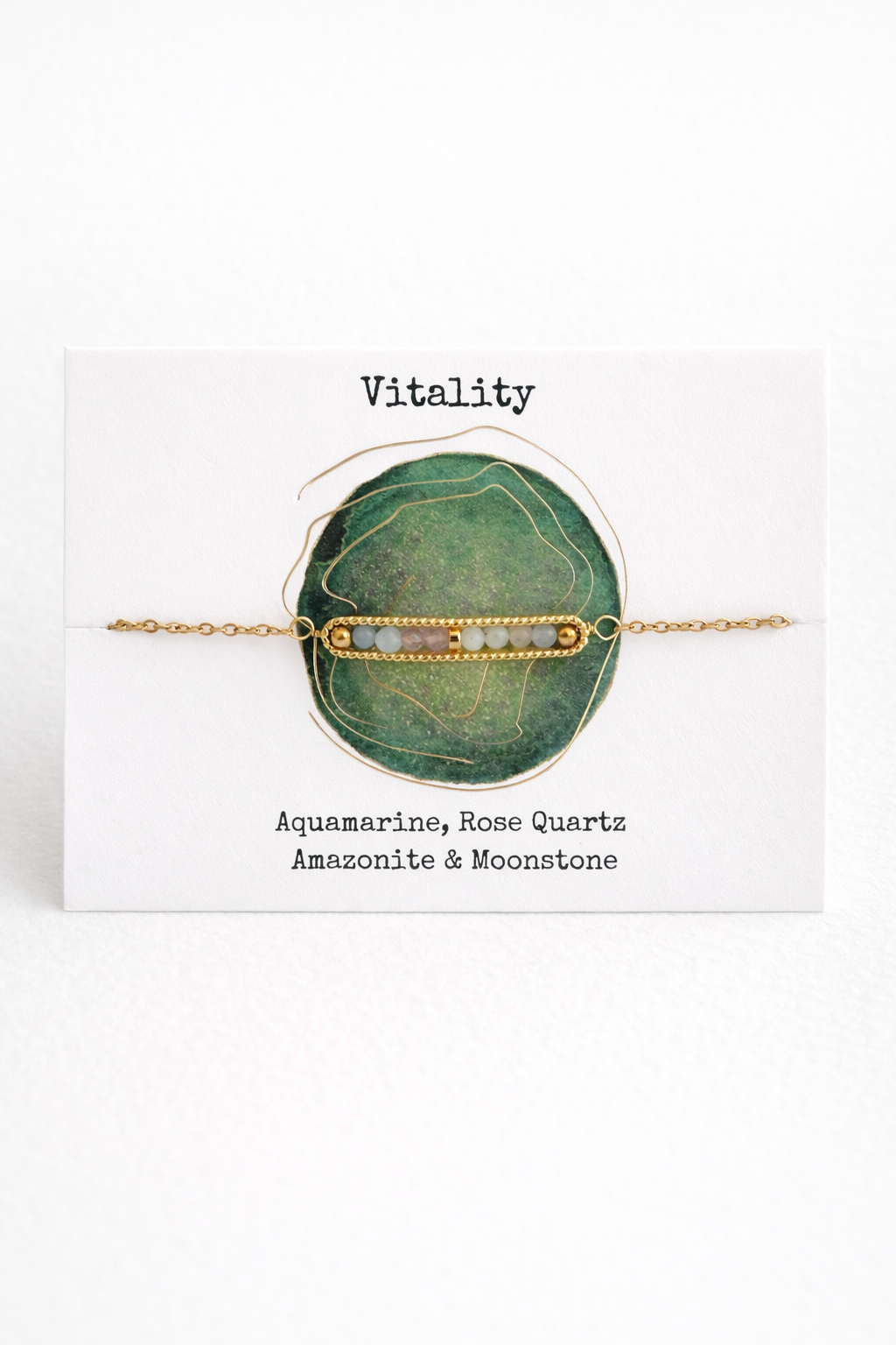 Vitality Bracelet – Aquamarine & Amazonite