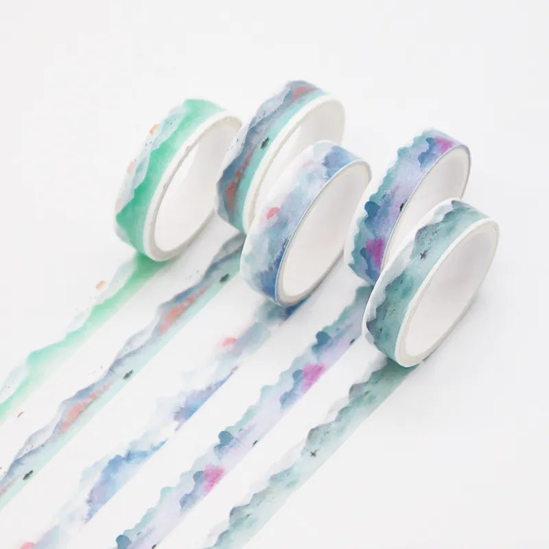 Morandi Washi Tape Sets – 5 Roll Coordinating Collections