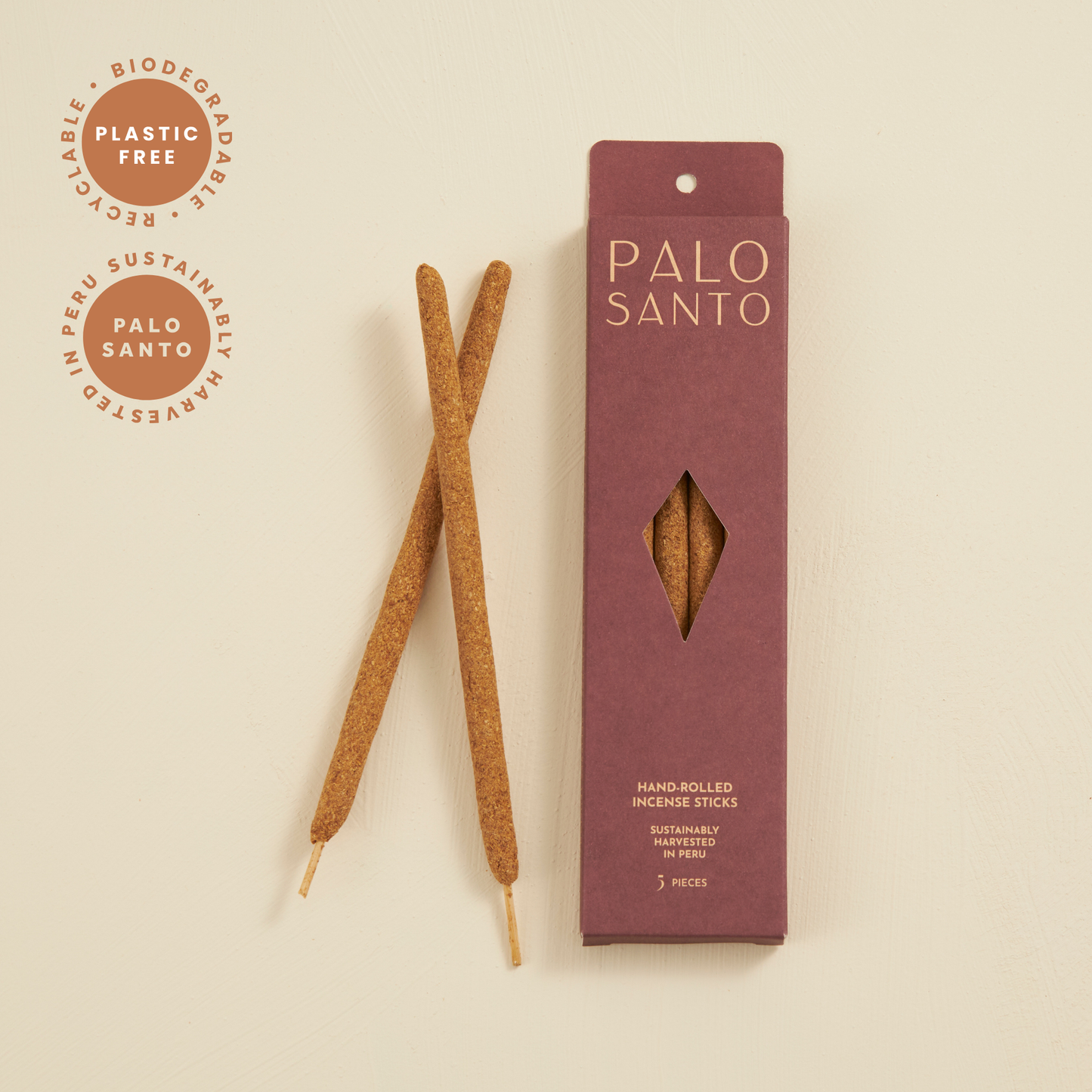 Palo Santo Incense Sticks - Plastic Free Packaging!