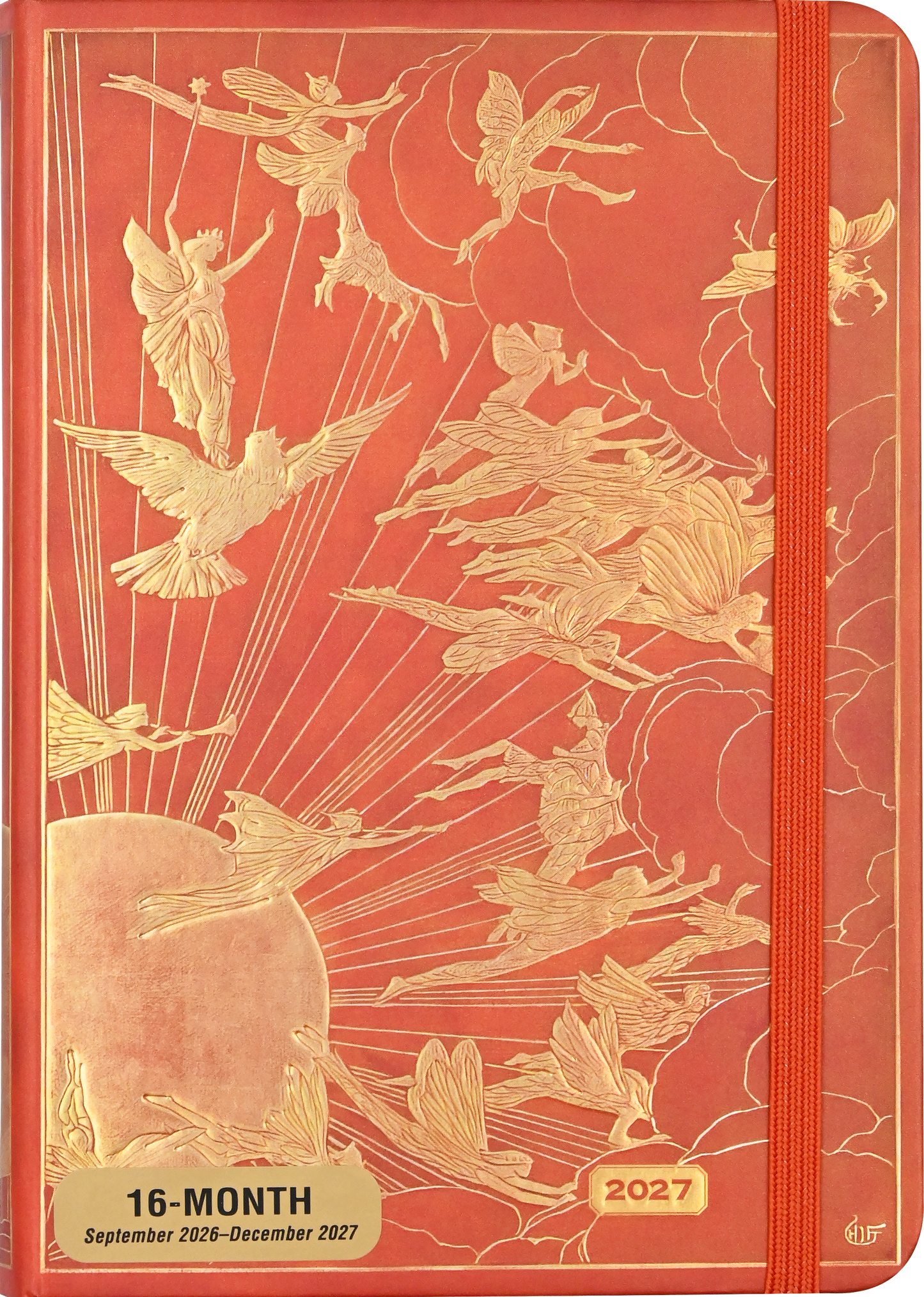 2027 Orange Fairy Weekly Planner