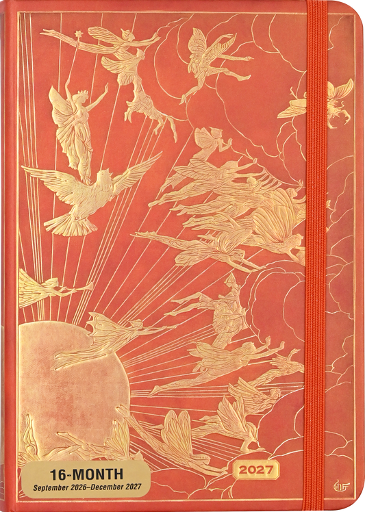 2027 Orange Fairy Weekly Planner