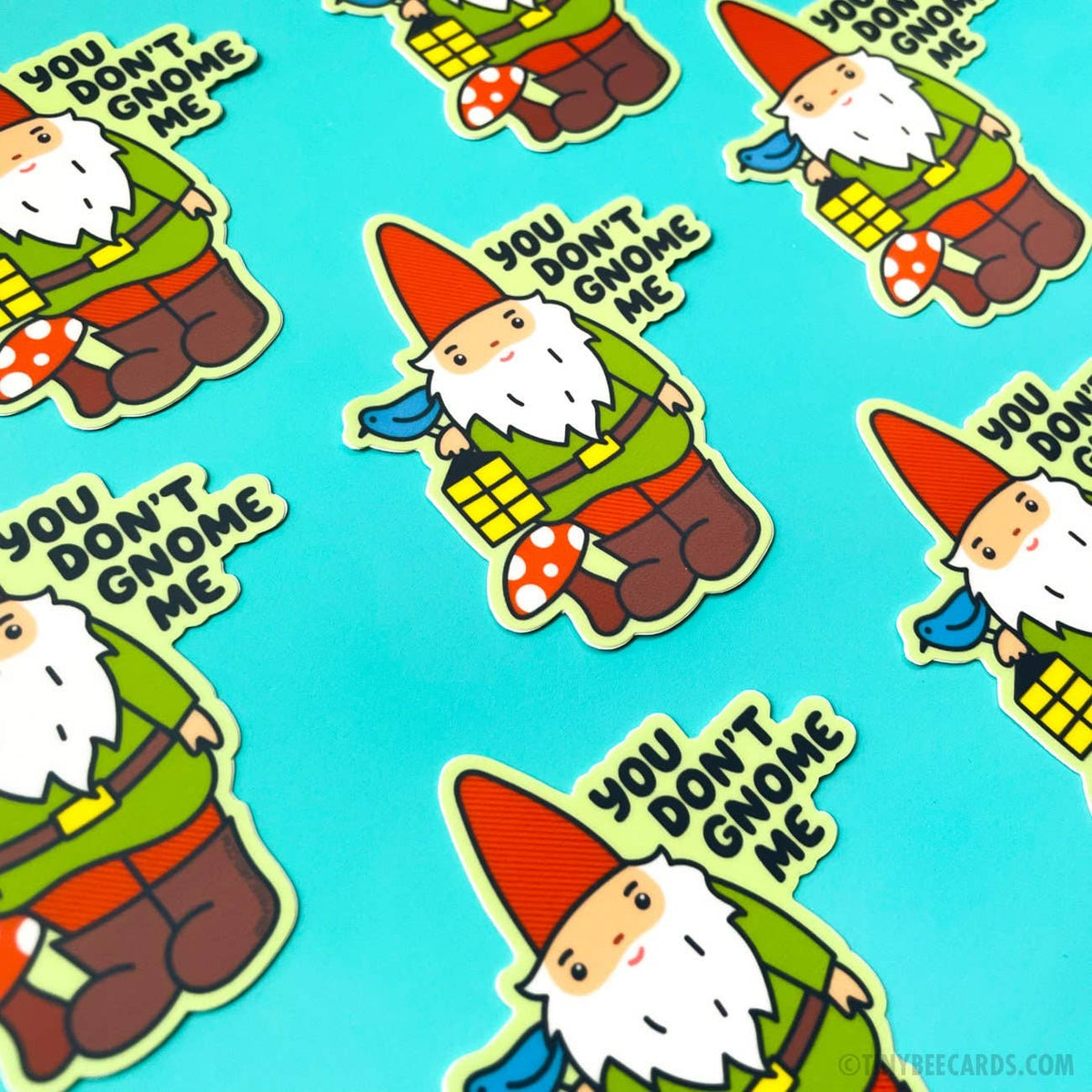 Gnome Vinyl Sticker - You Don't Gnome Me