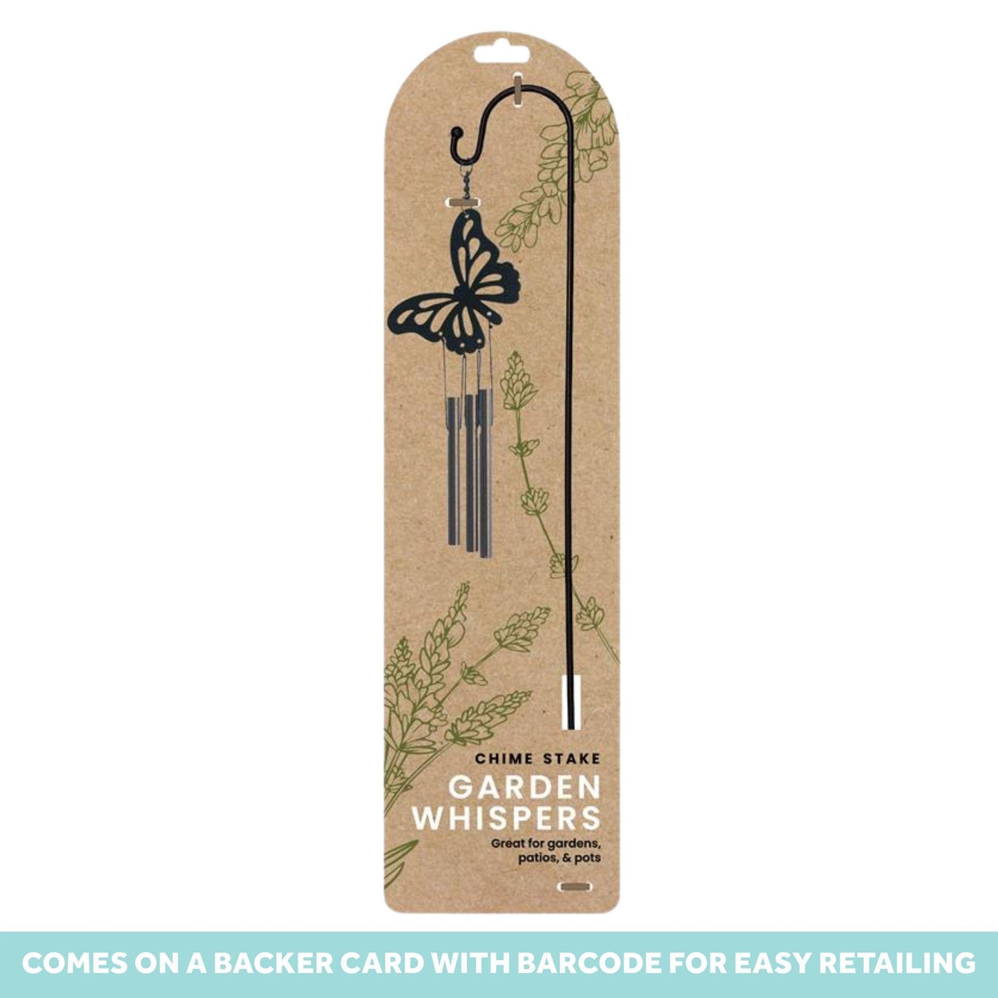 Butterfly Garden Whispers Chime Stake