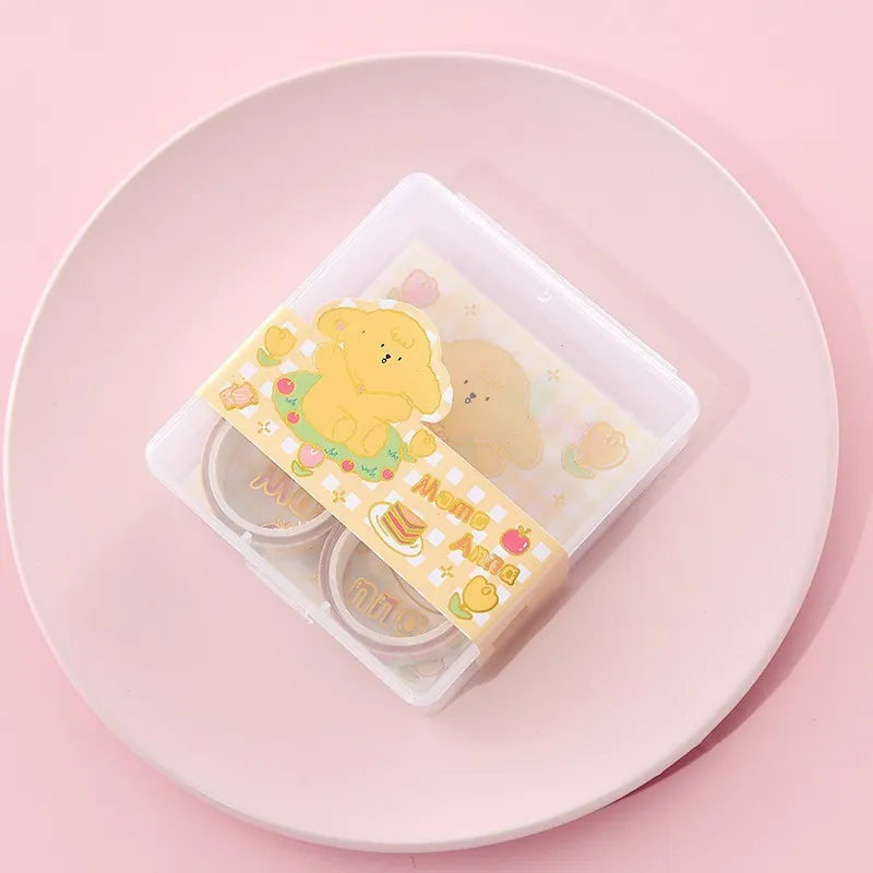 Kawaii Whimsy Washi Tape & Sticker Set 🌸