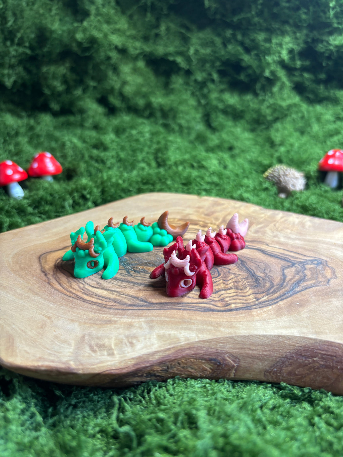 🌙 Tiny Moonhorn Dragon Articulated Fidget