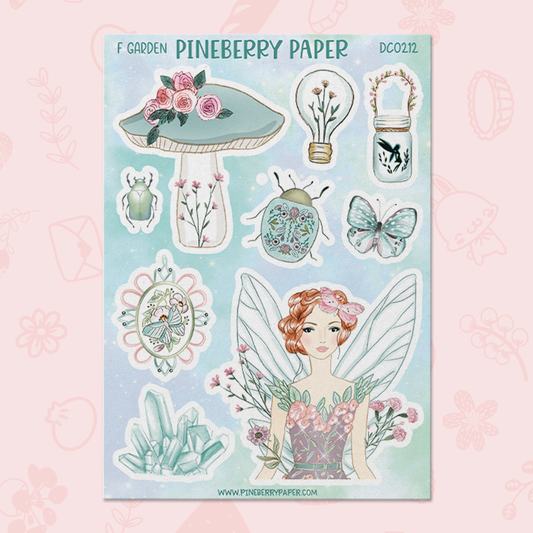 Fairy Garden 2 Sticker Sheet