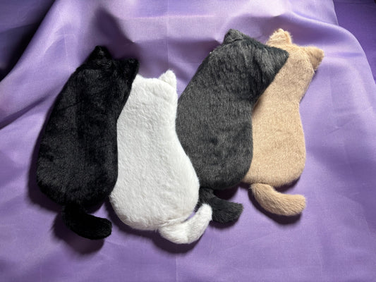 Cat Shaped Plush Pouch
