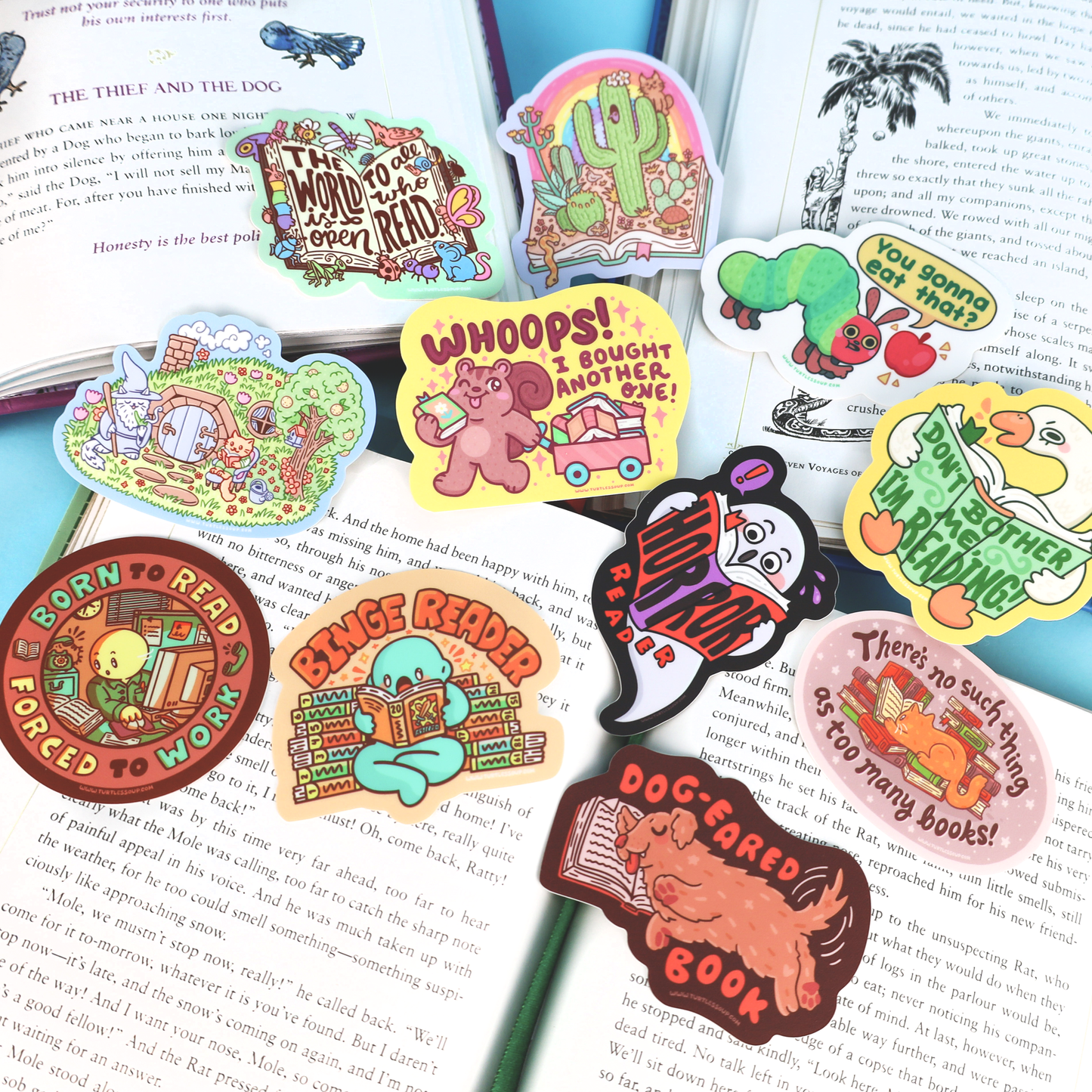 Kitty Burrow | Fantasy | Adventure | Books | Vinyl Sticker
