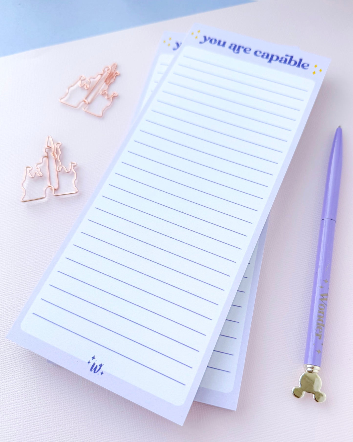 You Are Capable List Notepad