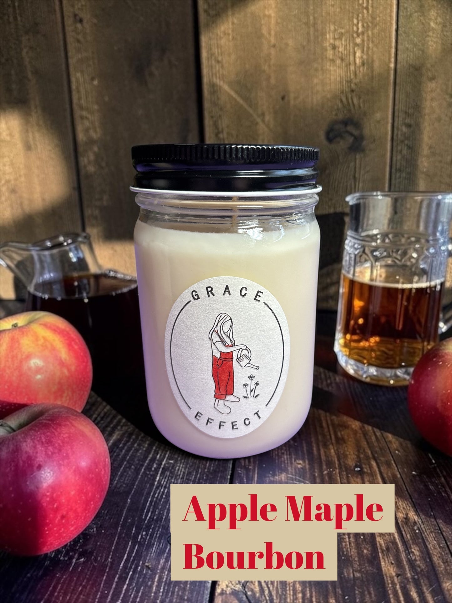 “The Grace Effect” Hand Poured Soy Wax Jar Candle