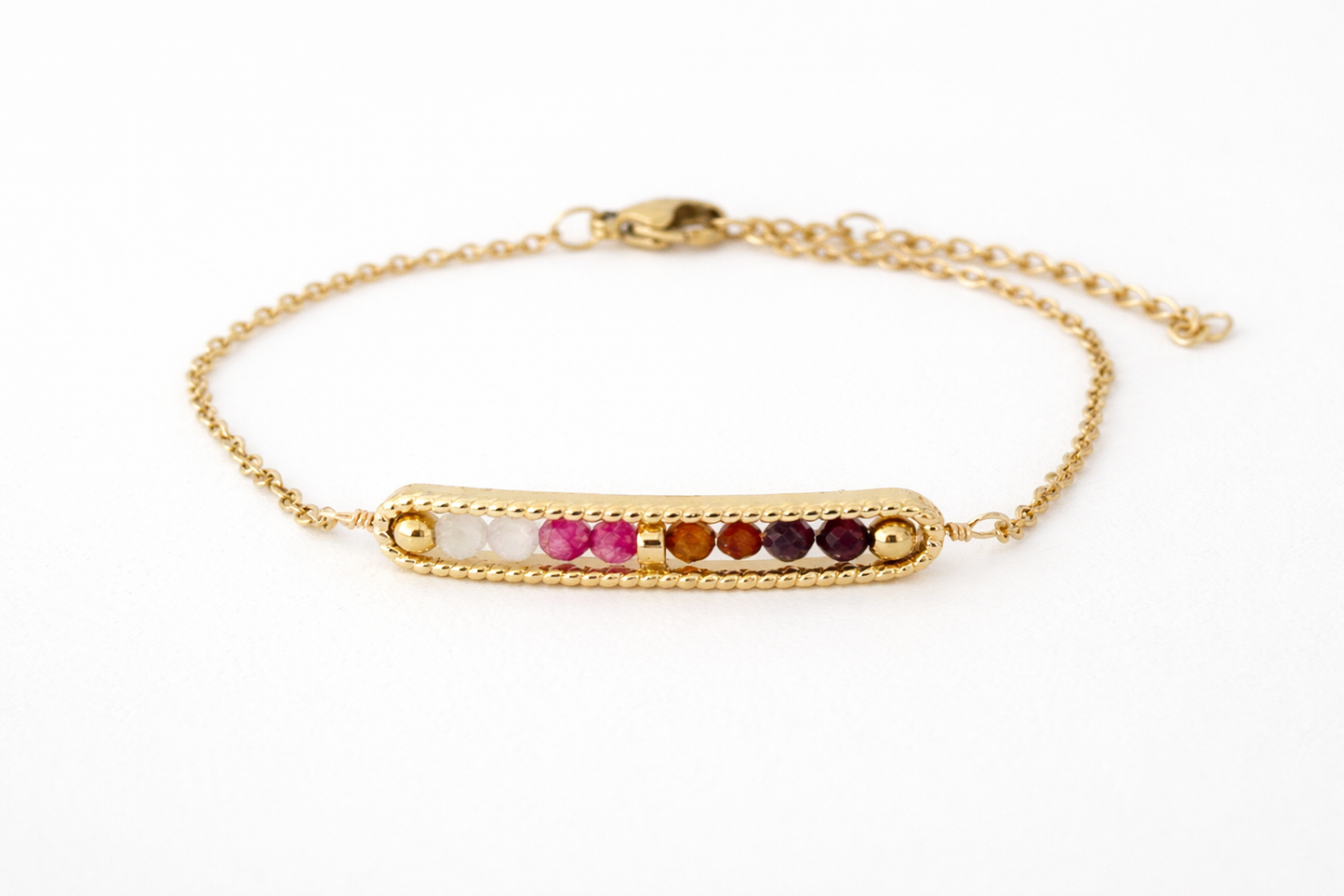 Love Bracelet – Rose Quartz & Pink Tourmaline - The Intention Collection