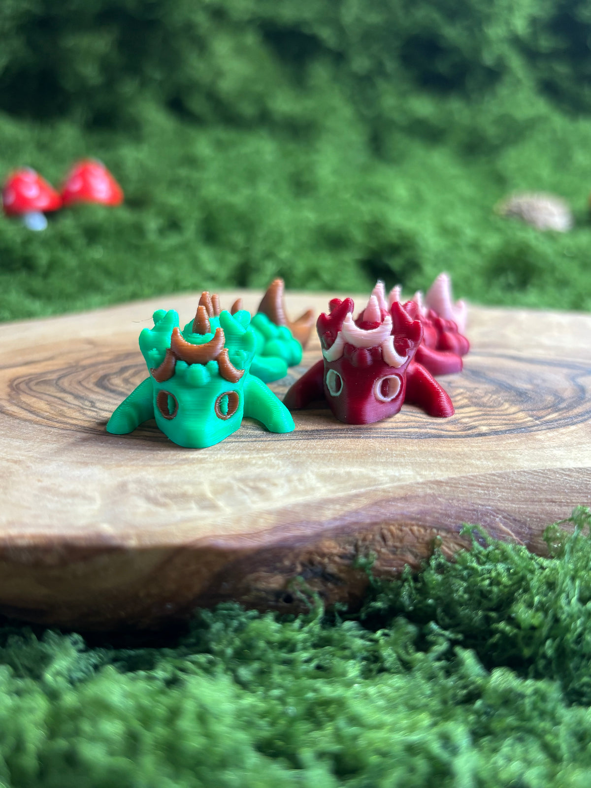 🌙 Tiny Moonhorn Dragon Articulated Fidget