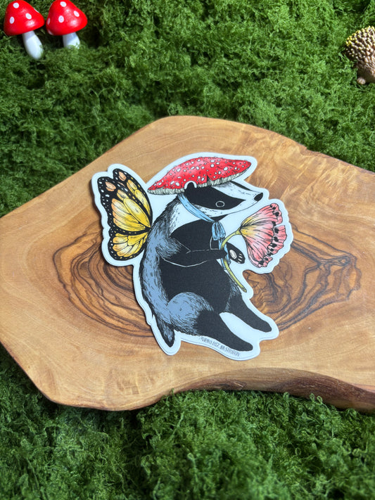 Badger Fairy Sticker