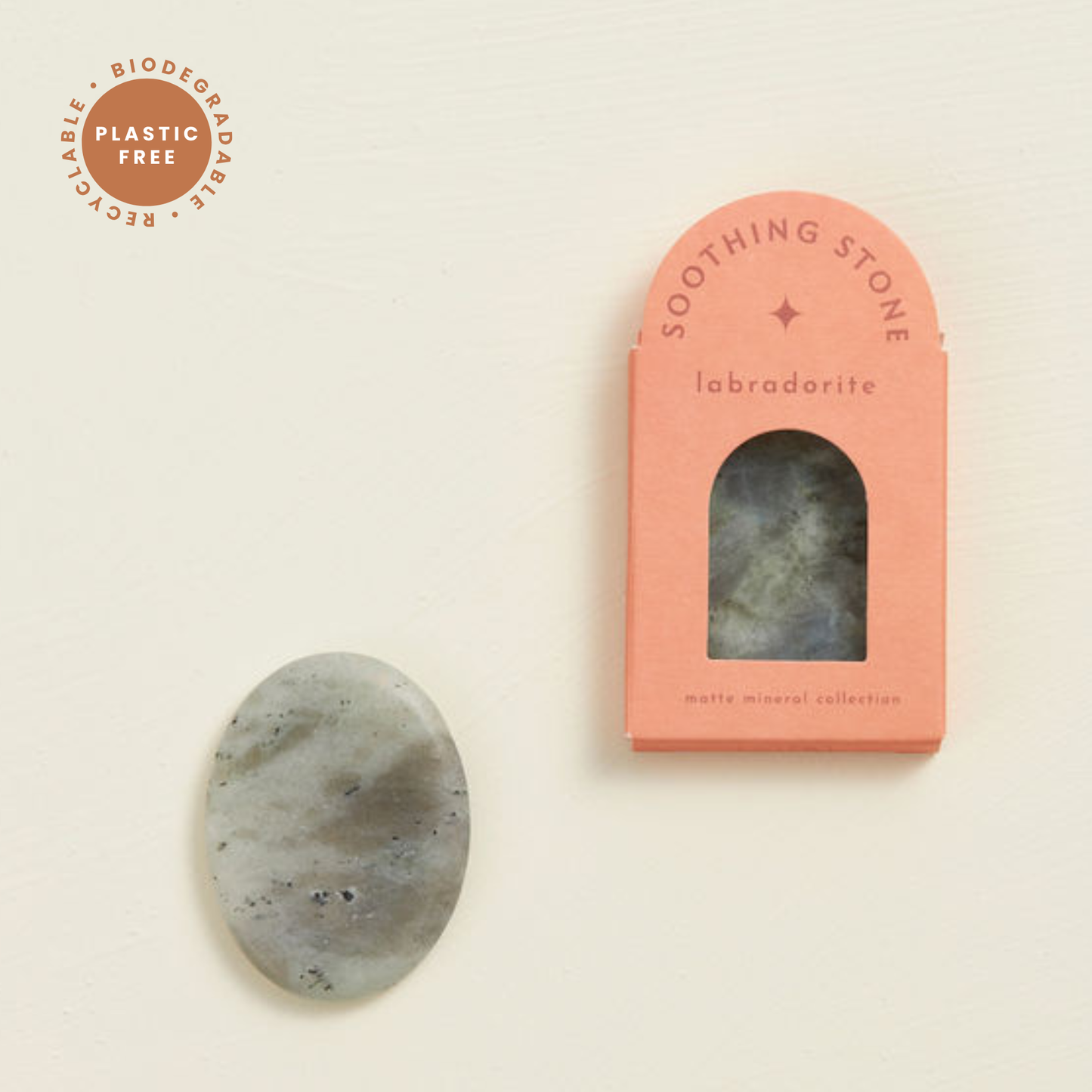 Labradorite Soothing Stone - Plastic Free Packaging!
