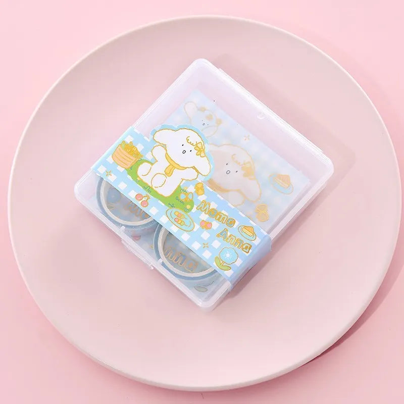 Kawaii Whimsy Washi Tape & Sticker Set 🌸