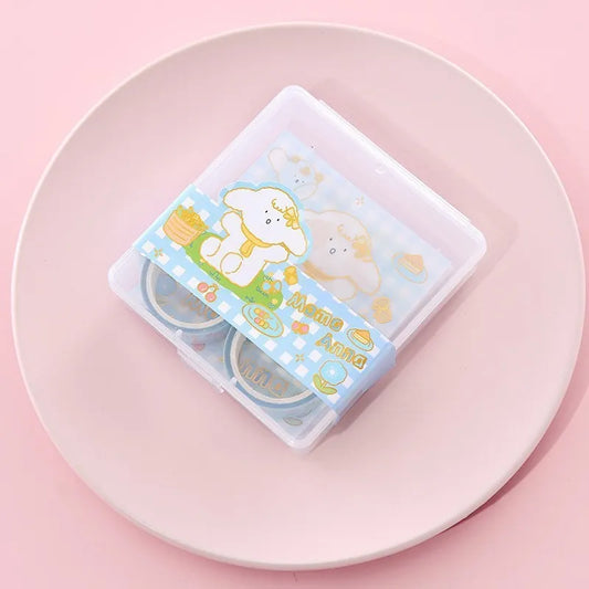 Kawaii Whimsy Washi Tape & Sticker Set 🌸
