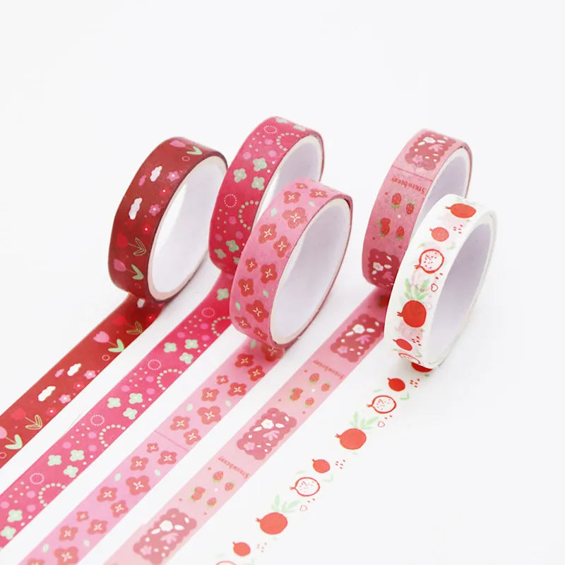 Morandi Washi Tape Sets – 5 Roll Coordinating Collections