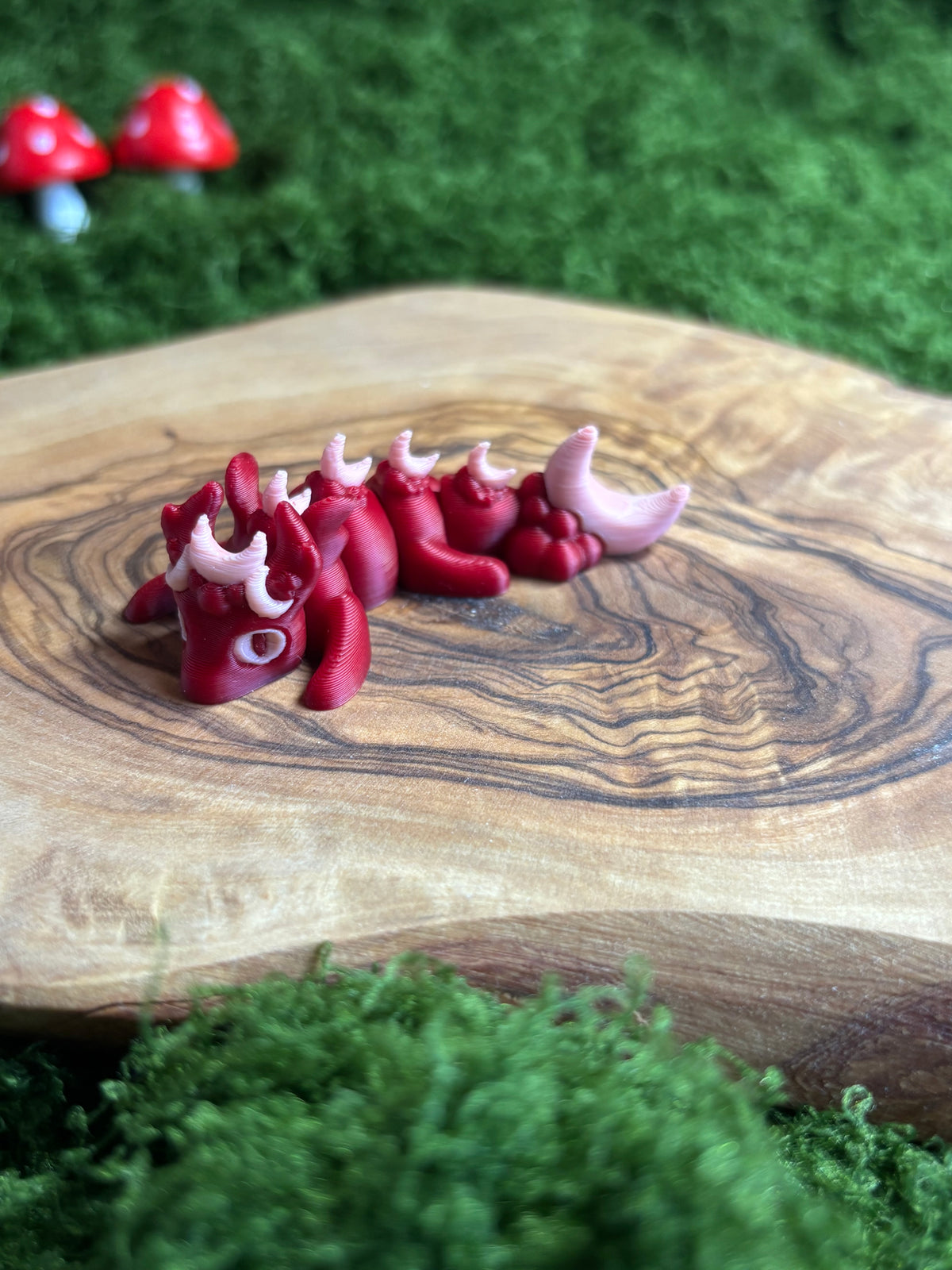🌙 Tiny Moonhorn Dragon Articulated Fidget
