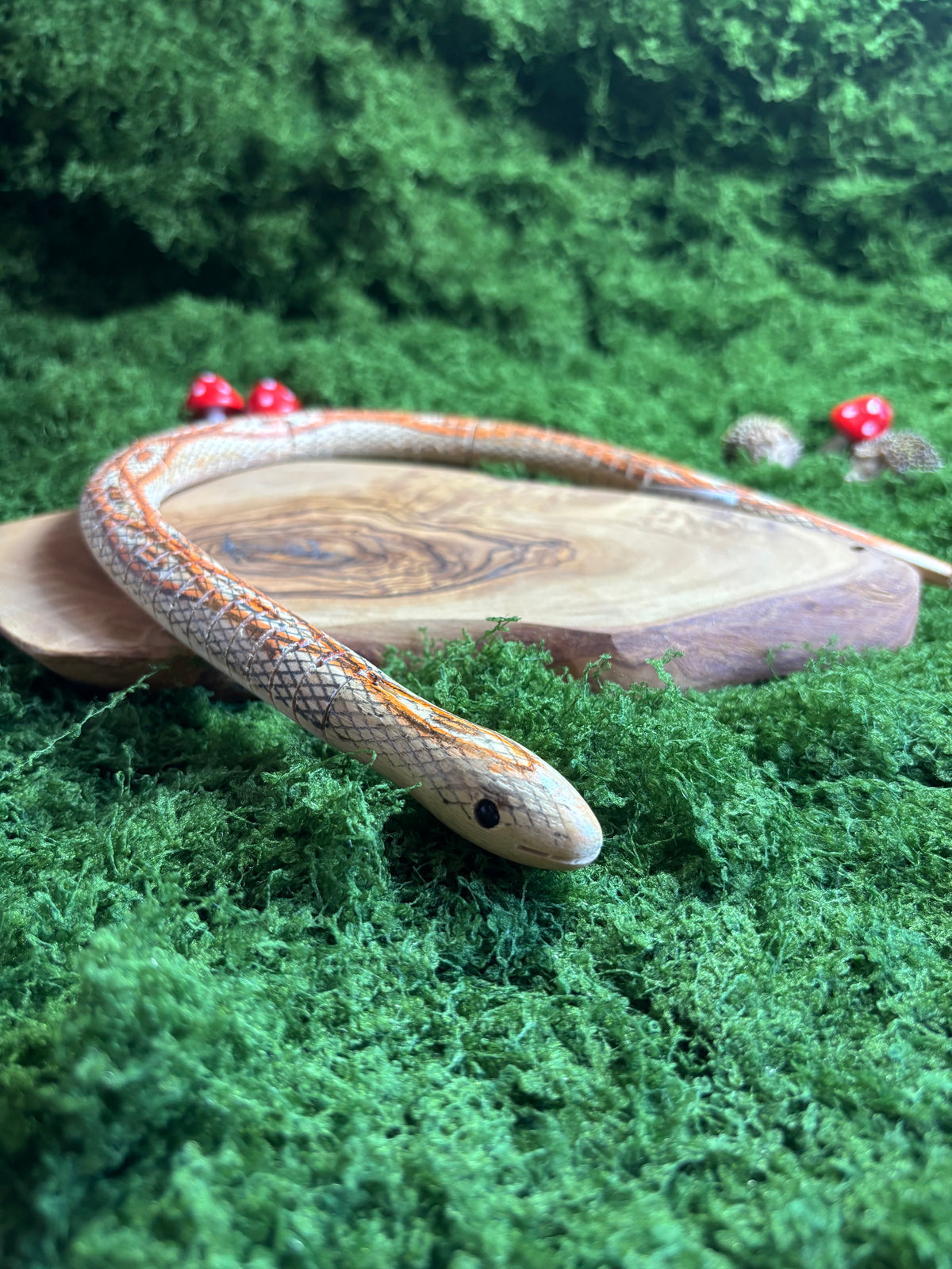 Woodland Wiggle Wooden Snake Toy 🐍