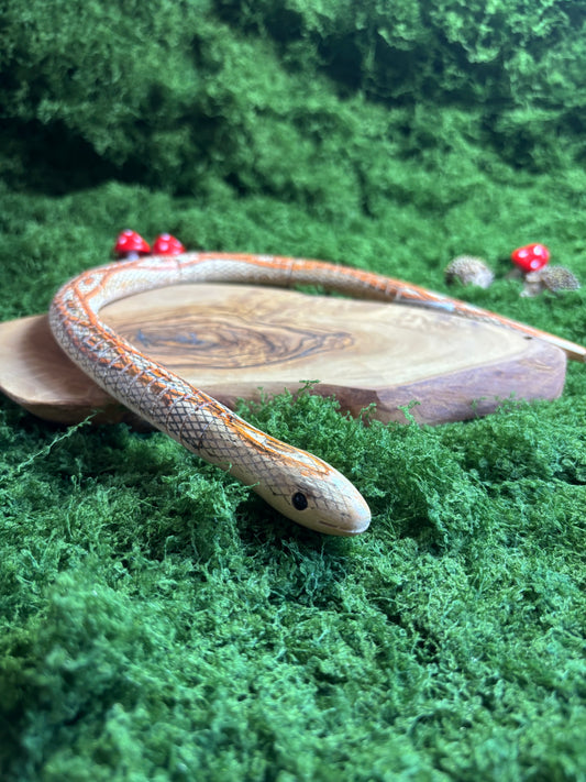 Woodland Wiggle Wooden Snake Toy 🐍