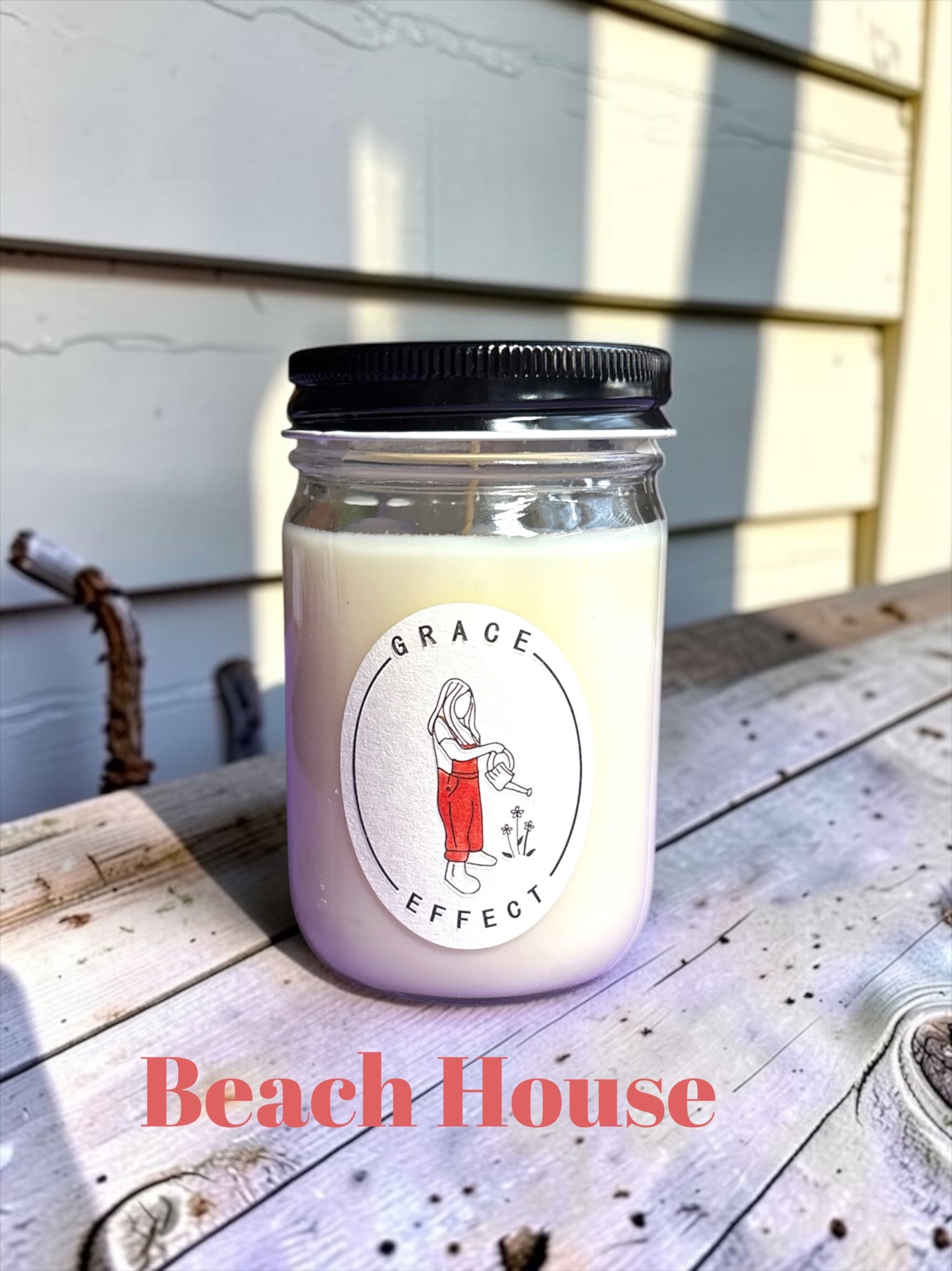 “The Grace Effect” Hand Poured Soy Wax Jar Candle