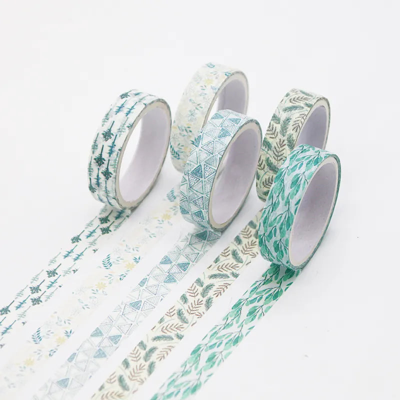 Morandi Washi Tape Sets – 5 Roll Coordinating Collections