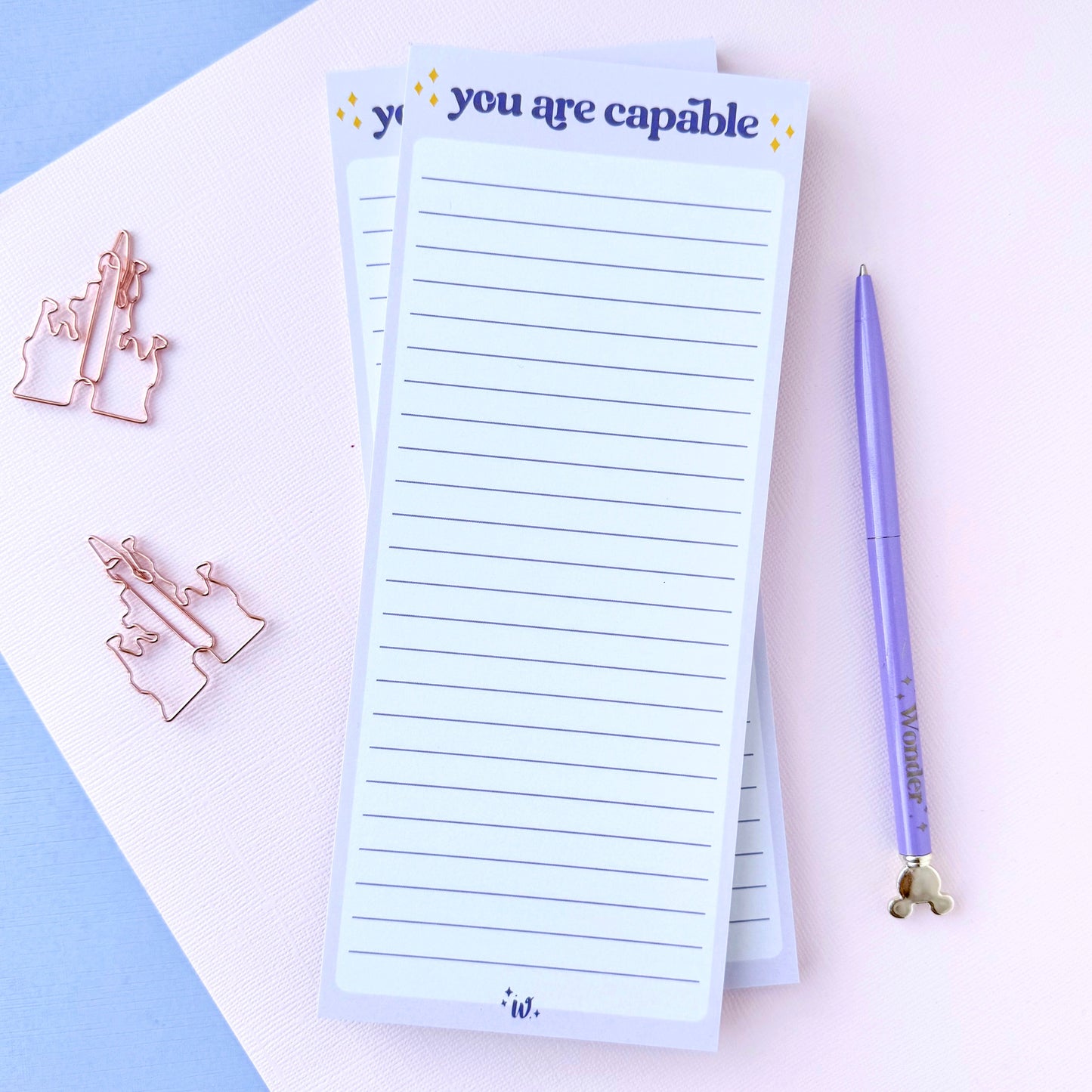 You Are Capable List Notepad