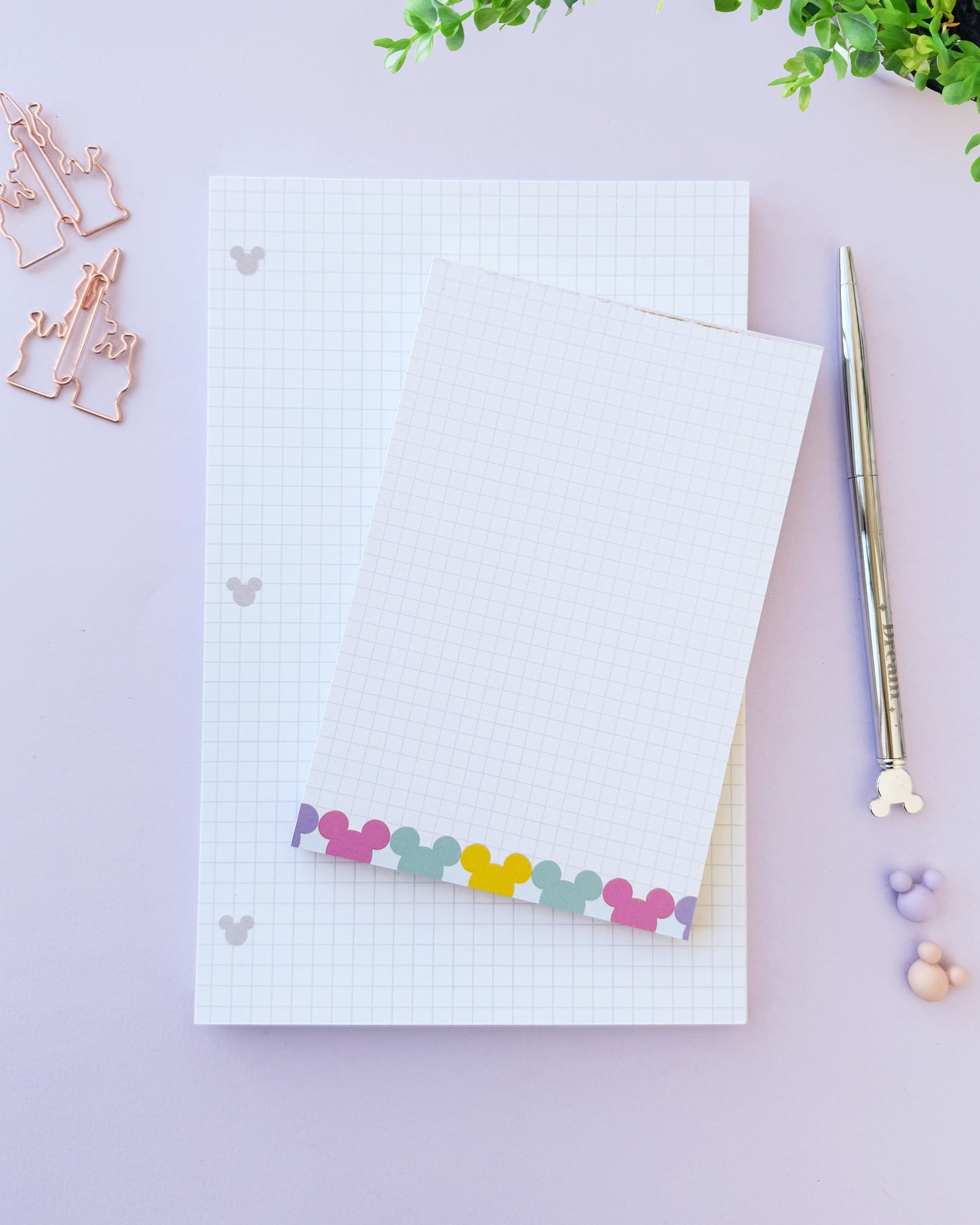 Hidden Mickey Lined Paper Notepad