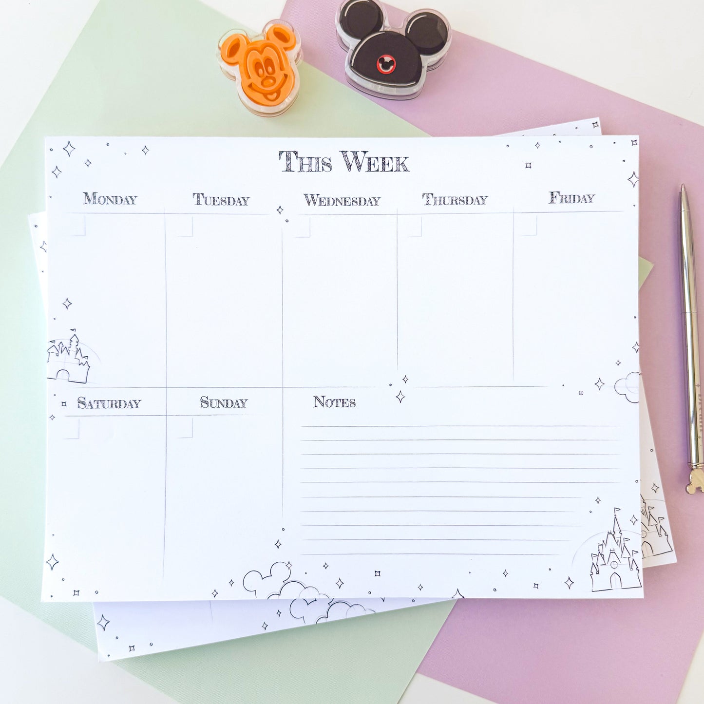 Sketch Undated *Weekly* Planner Notepad