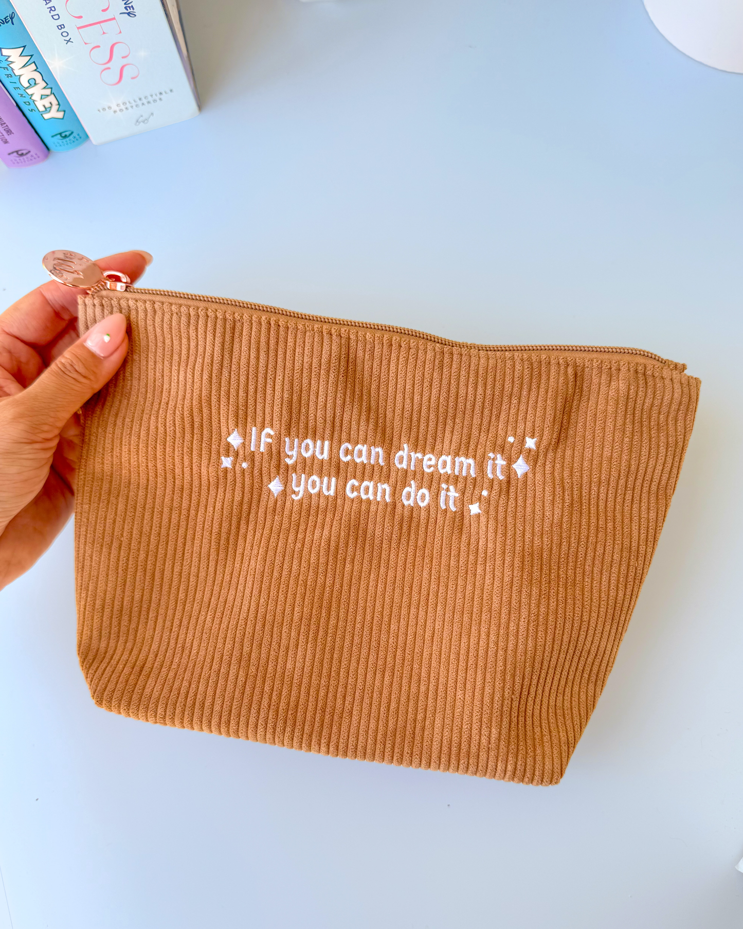 If You Can Dream It, You Can Do It Corduroy Pouch