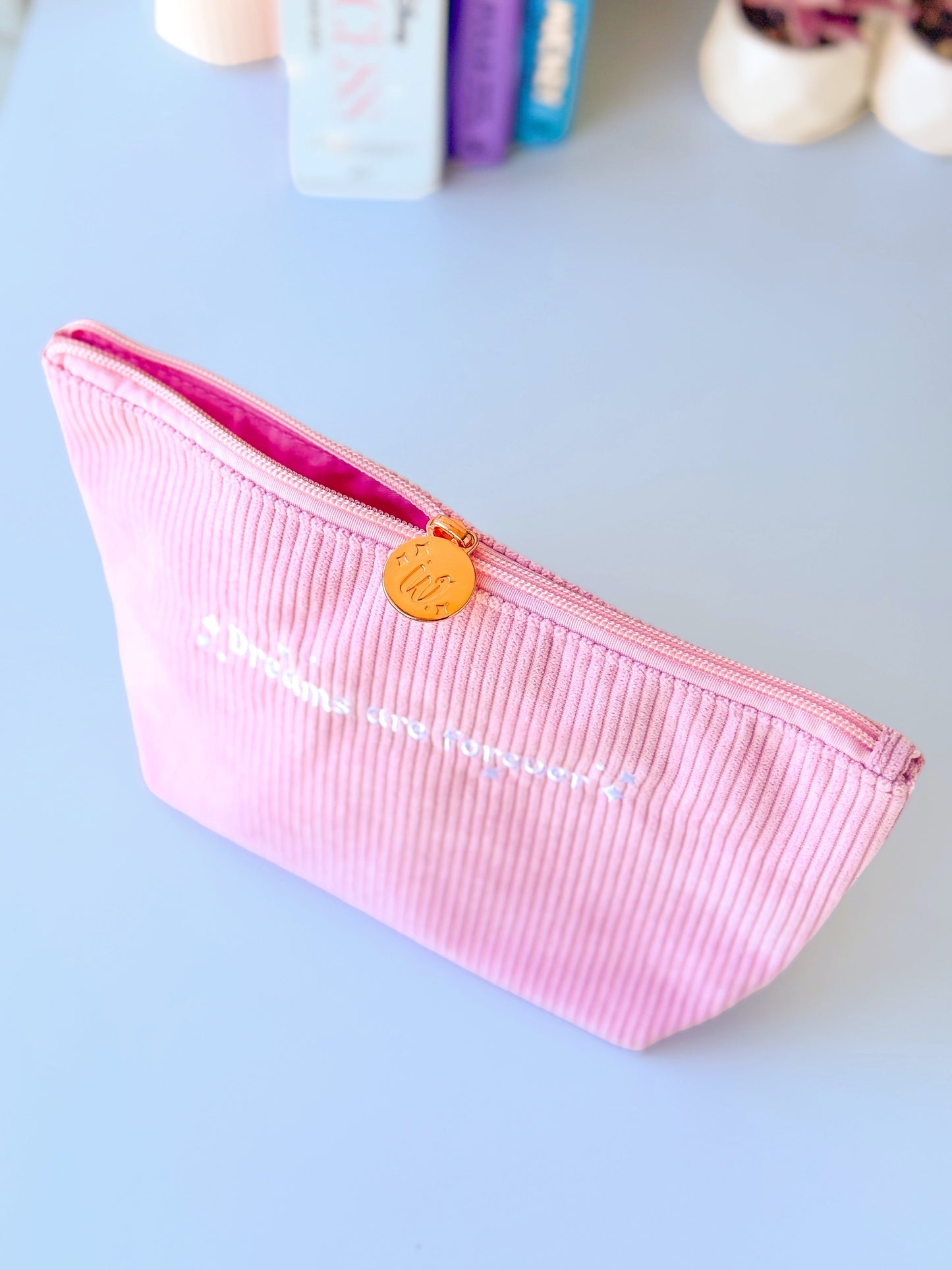 Dreams Are Forever Corduroy Pouch