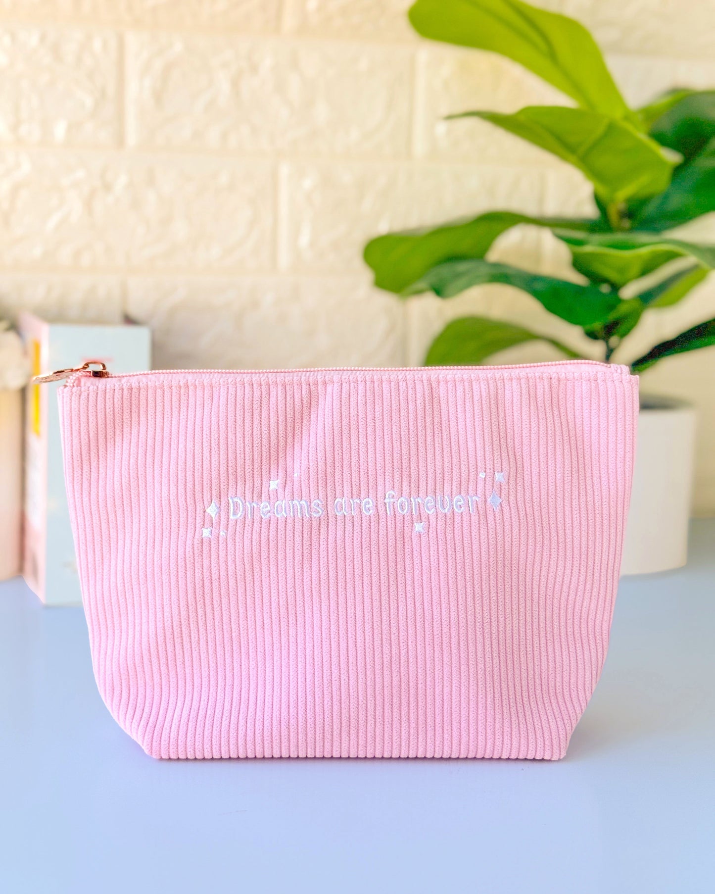 Dreams Are Forever Corduroy Pouch