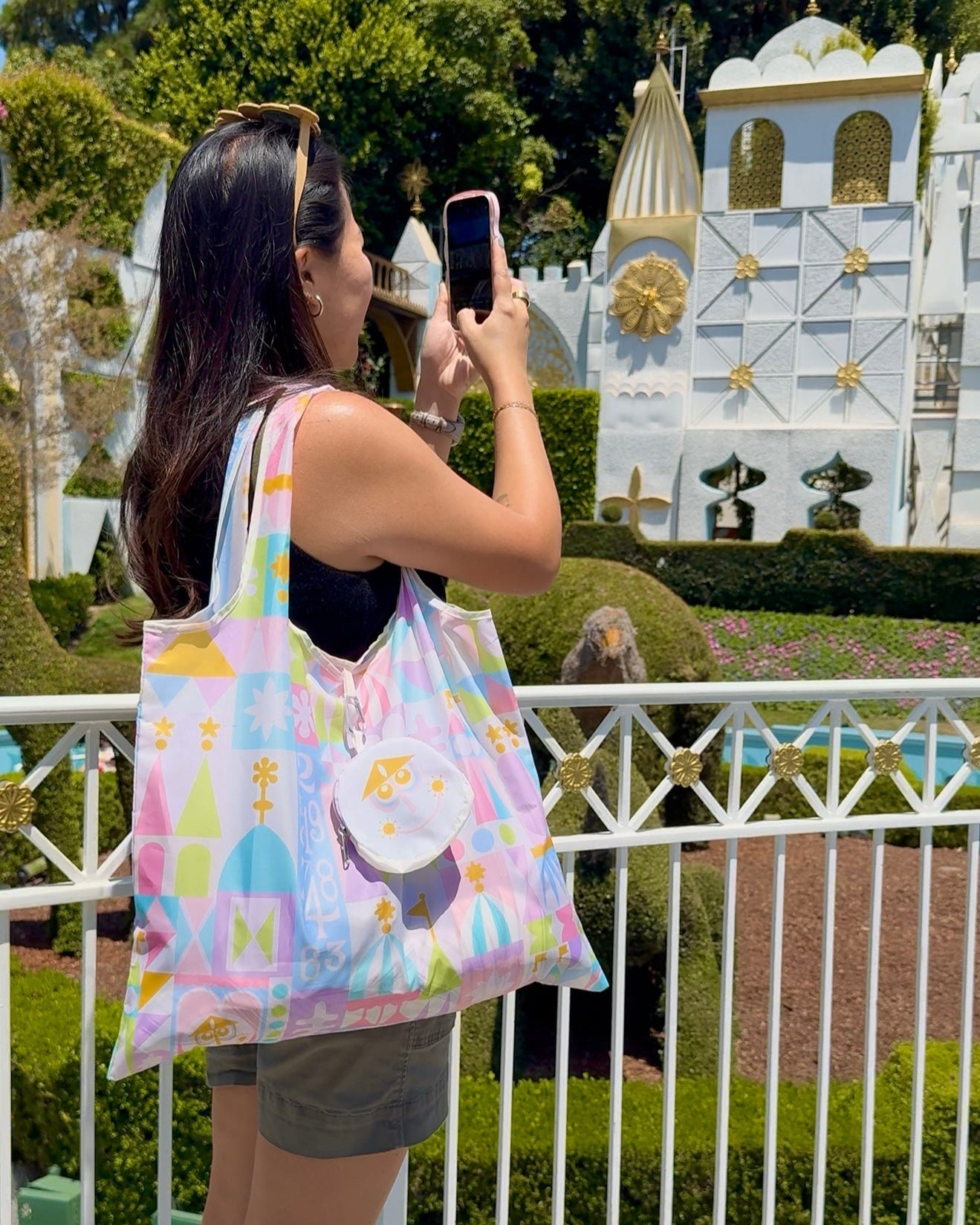 It's A Small Pastel World Reusable Tote Bag